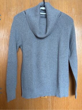 Banana Republic Gray Cowl Neck Sweater